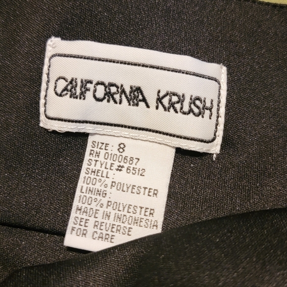 🧡 3 for $20 Size 8 Woman's Floral Tropical Black Pink Dress Hi low - Picture 5 of 8